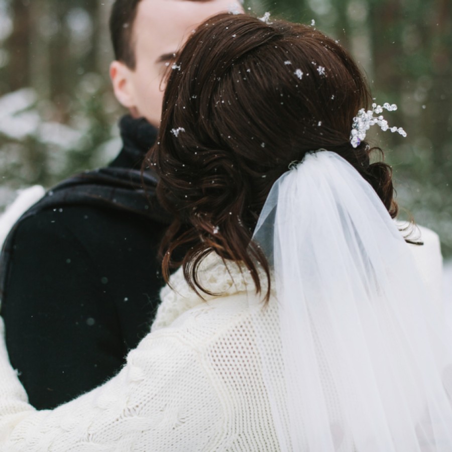 Accessoires pour un mariage d'hiver