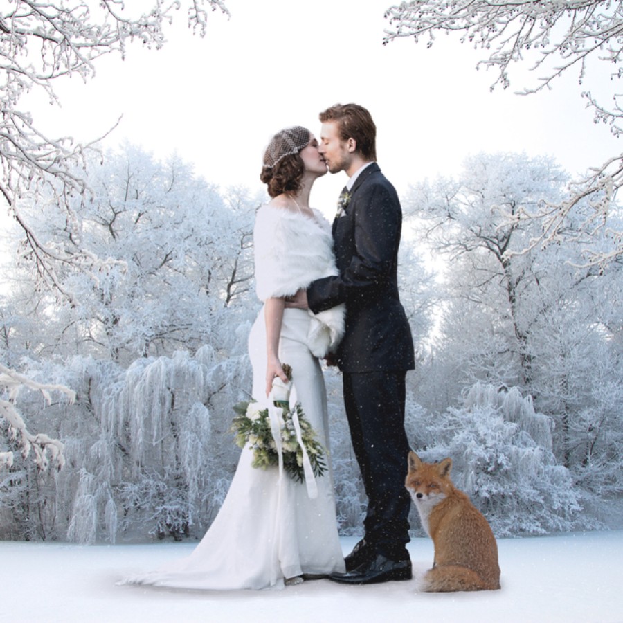 Coiffure de mariée cet hiver