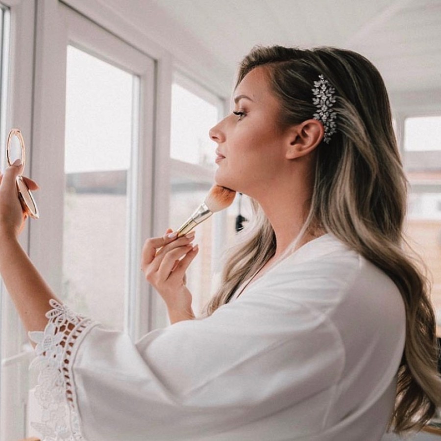 Real Bride - Natalie portant le peigne Lustre