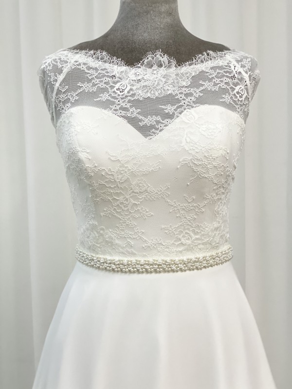 Perfect Bridal Ceinture de mariage Odessa en perles et perles