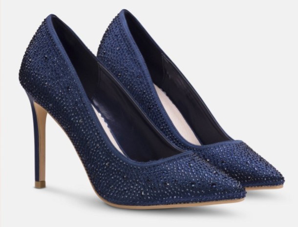 Beautiful Blue Prom Shoes From Lace & Favour