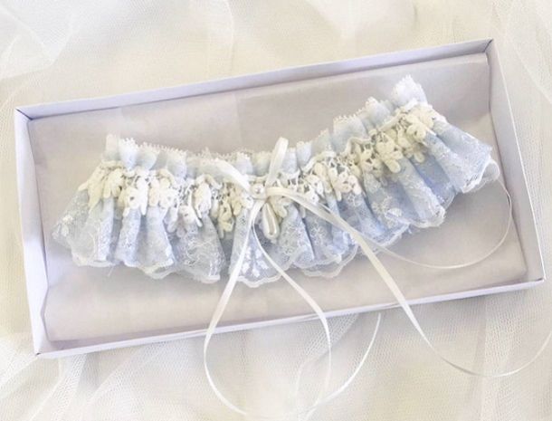 Elegant Handmade Lace Wedding Garters