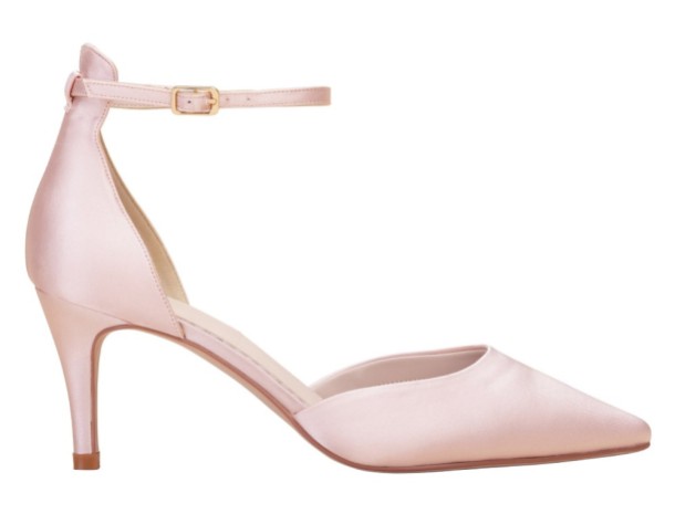 Chaussures de bal rose blush de rêve de Lace & Favour