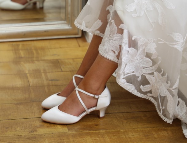 Beautiful Low Heel Wedding Shoes