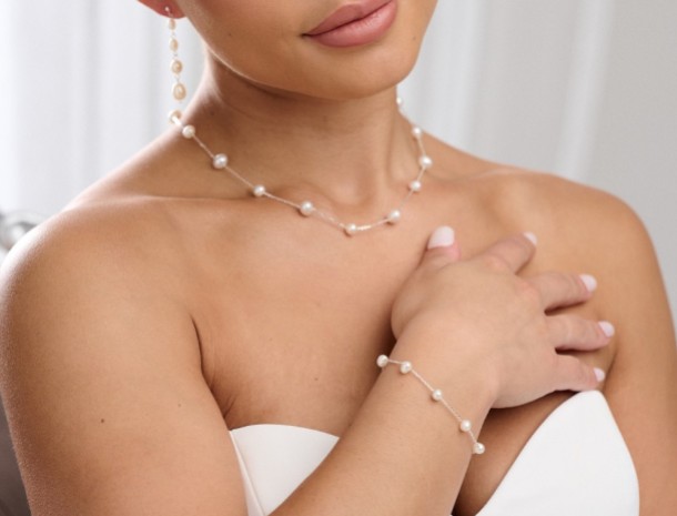 Elevate Your Wedding Look with the Lustrous Charm of Pearls