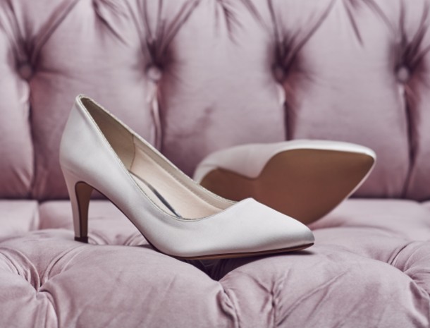 Splendide scarpe da sposa chiuse