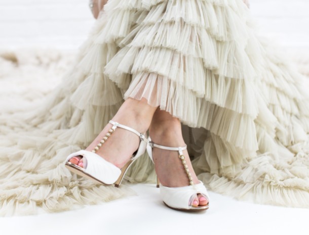 Squisite scarpe da sposa vintage 