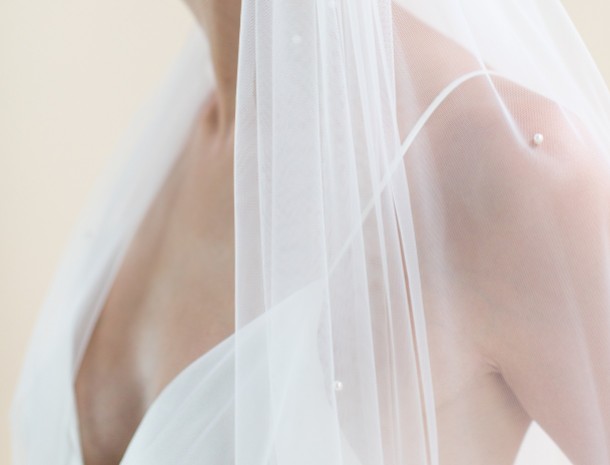 Voiles de mariage intemporels en perles