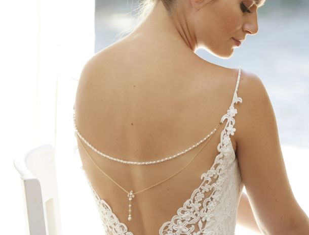 Stunning Back Jewelry For Brides...