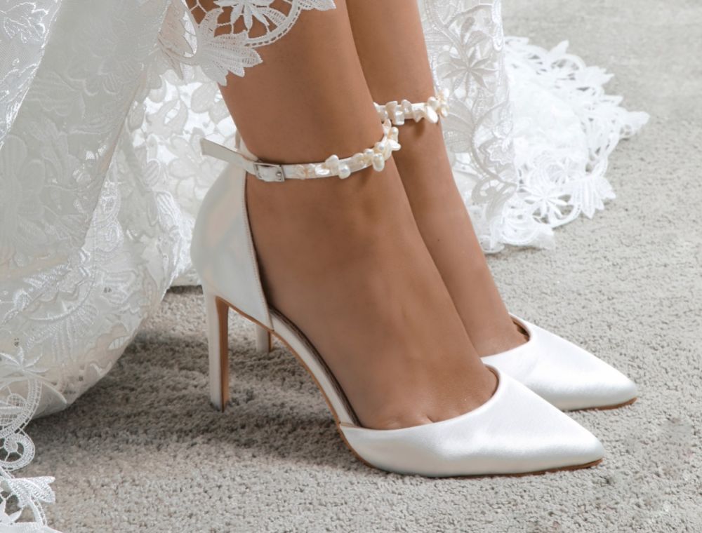 Ankle Strap Wedding Shoes