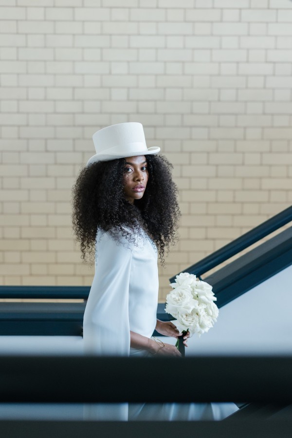 Photo of Loulou Ivory Bridal Top Hat with Bow Detail uploaded by B on 7th December 2024