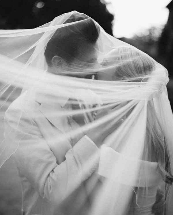 Photo of Bianco Plain Two Tier Cathedral Veil with Corded Edge S143 uploaded by C on 9th January 2025