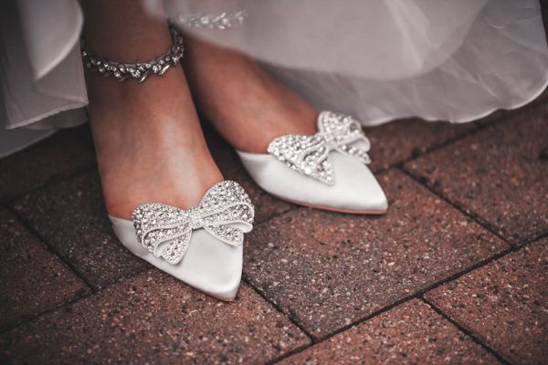 Photo of Perfect Bridal Zinnia Crystal Embellished Large Bow Shoe Clips uploaded by K on 21st October 2021