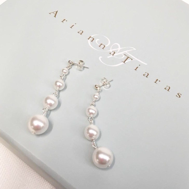 Arianna Purity Pearl Drop Earrings ARE617