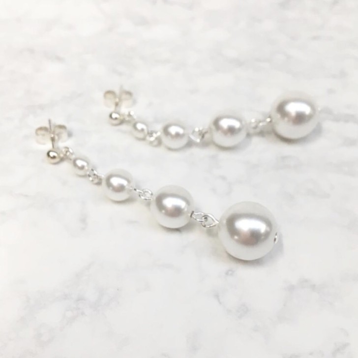 Arianna Purity Pearl Drop Earrings ARE617