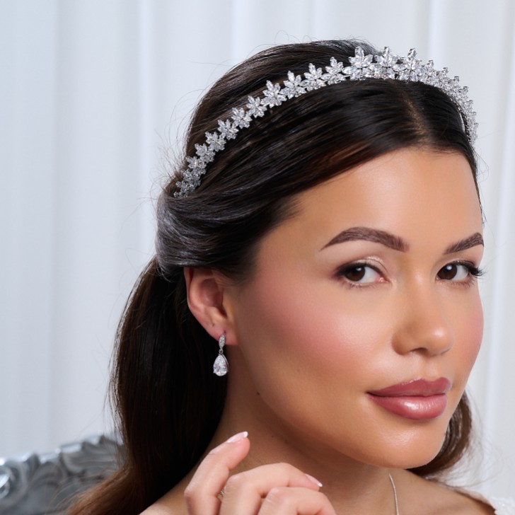 Bellagio Vintage Inspired Pearl and Crystal Bridal Headpiece