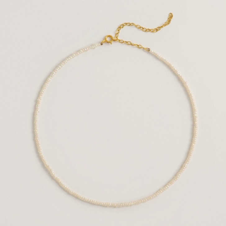 Freya Rose Dainty Seed Pearl Necklace