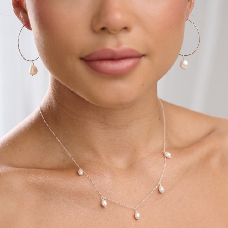 Iolana Freshwater Pearl Drop Necklace