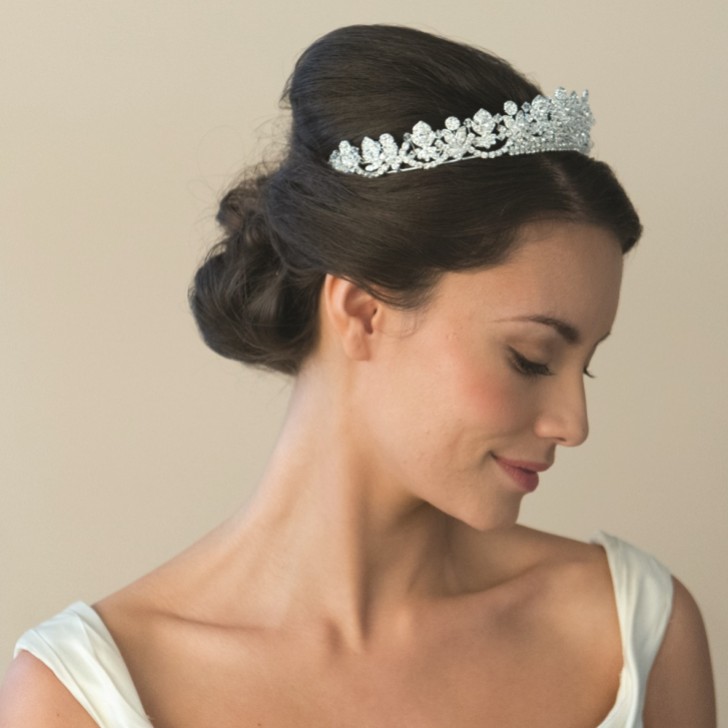 Ivory and Co Alexandra Silver Crystal Embellished Bridal Tiara