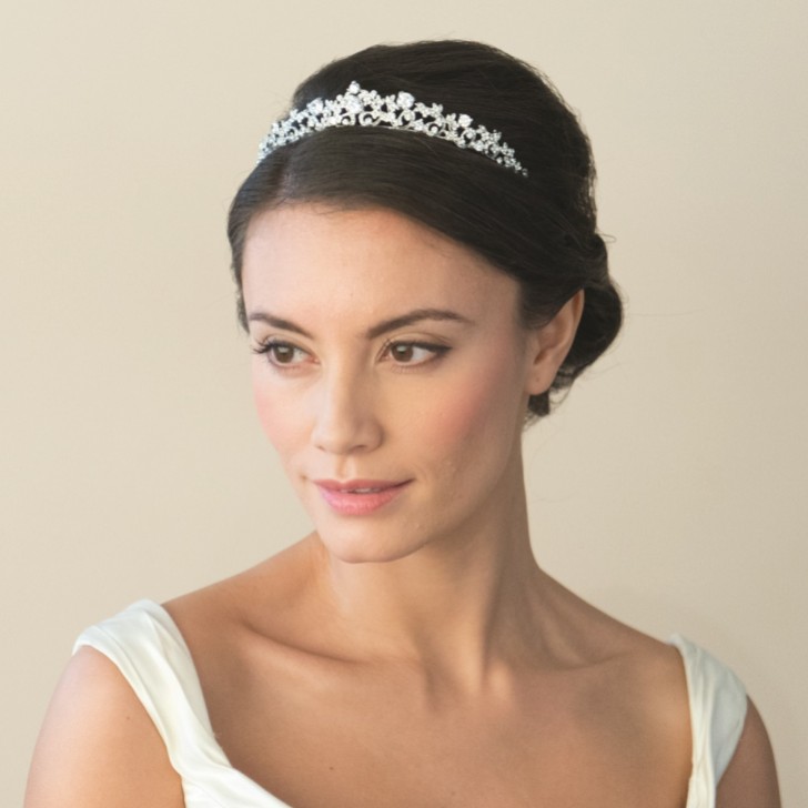 Ivory and Co Clementine Crystal Embellished Wedding Tiara