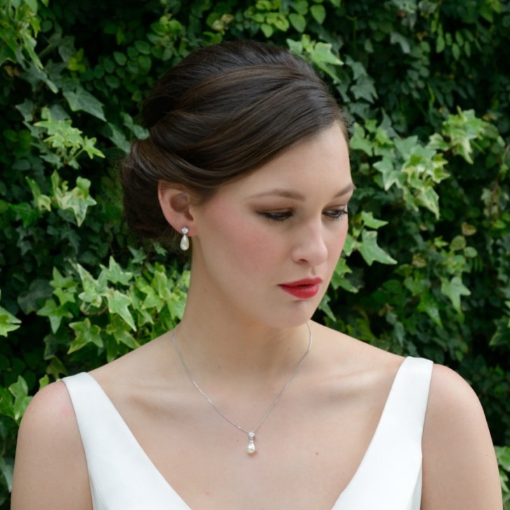 Ivory and Co Imperial Pearl Wedding Earrings