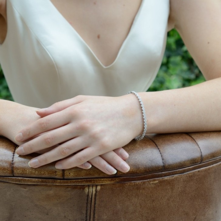 Ivory and Co Modena Crystal Embellished Wedding Bracelet