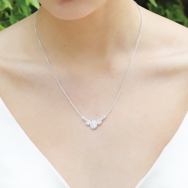 Ivory and Co Sorbonne Crystal Wedding Necklace
