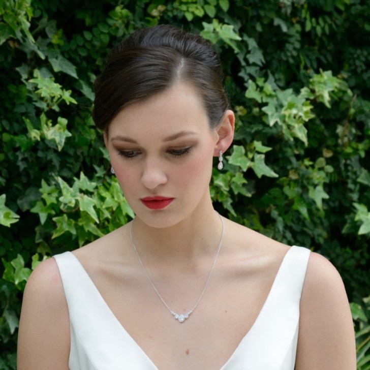Ivory and Co Sorbonne Crystal Wedding Necklace