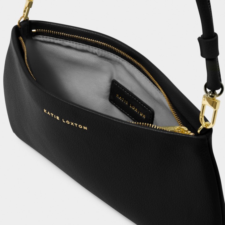 Katie Loxton Asha Black Wristlet Bag