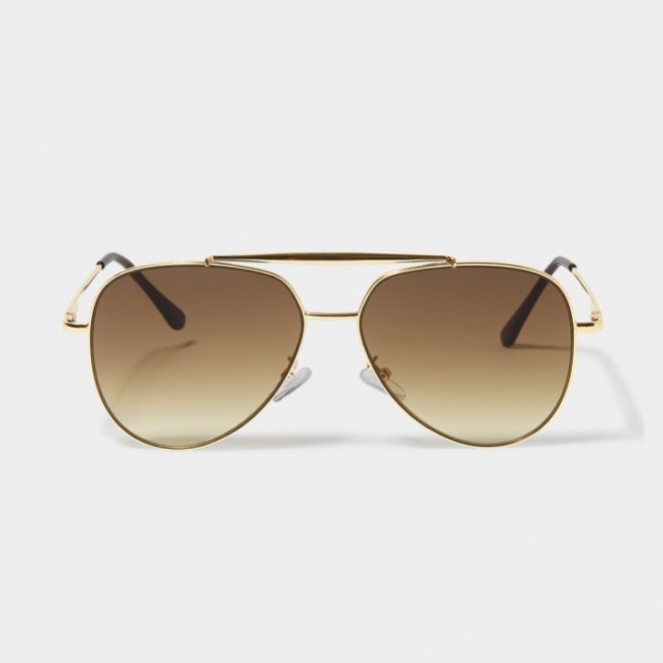 Katie Loxton Bali Gold Aviator Sunglasses