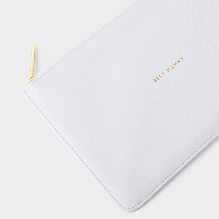 Katie Loxton 'Best Mummy' Powder Blue Sentiment Pouch