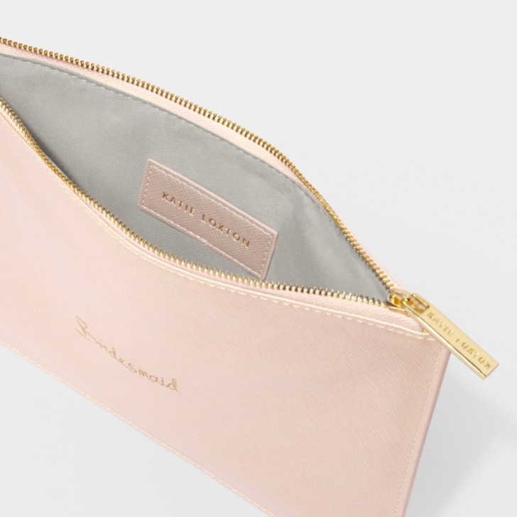 Katie Loxton 'Bridesmaid' Rose Gold Perfect Pouch
