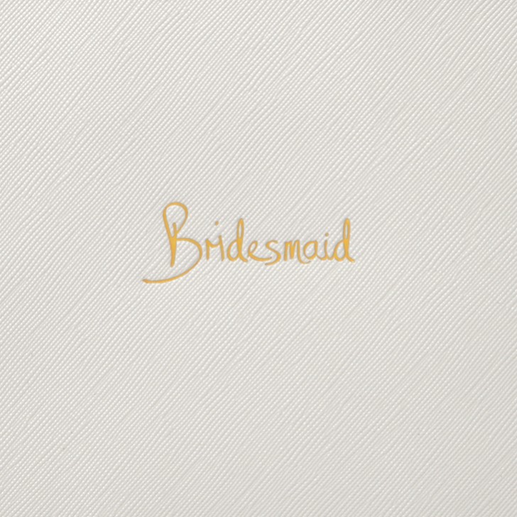 Katie Loxton 'Bridesmaid' White Perfect Pouch
