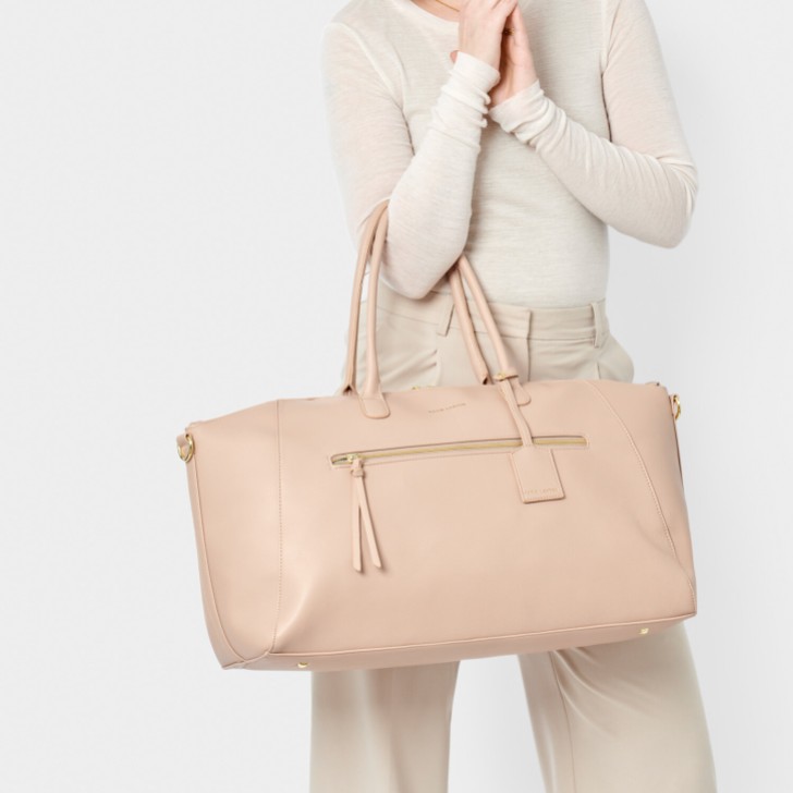 Katie Loxton Borsone Chelsea Holdall rosa nudo per il fine settimana