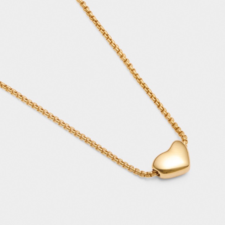 Katie Loxton 'Heart of Gold' Gold Charm Necklace