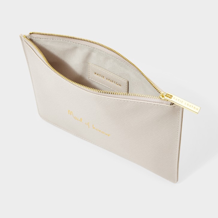 Katie Loxton 'Maid of Honour' Dove Grey Perfect Pouch