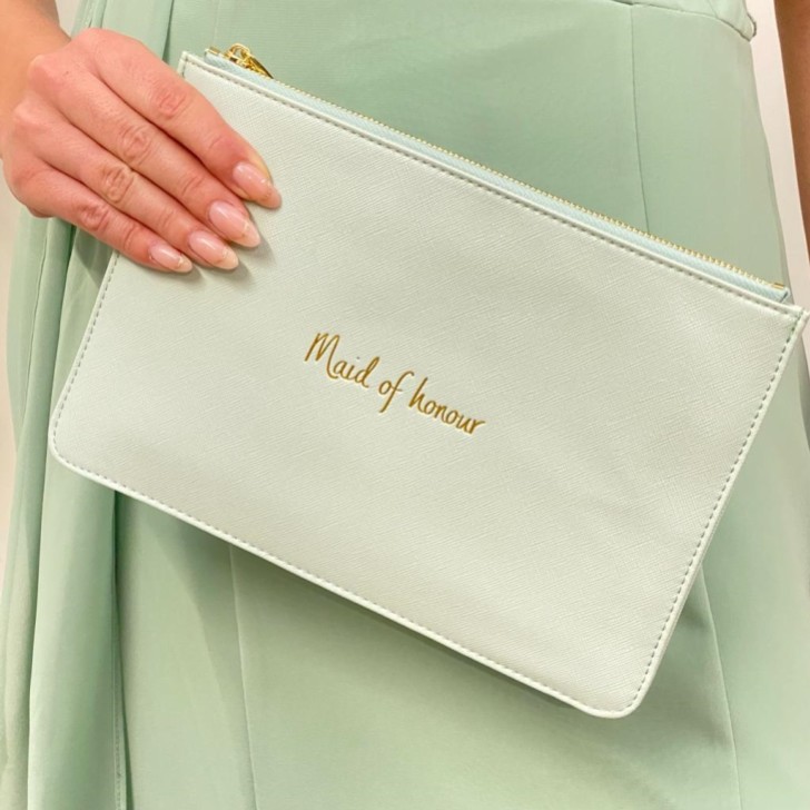 Katie Loxton 'Maid of Honour' Sage Green Perfect Pouch