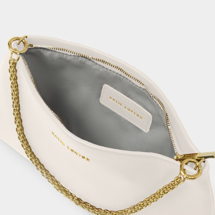 Katie Loxton Borsa da polso Margot bianco sporco