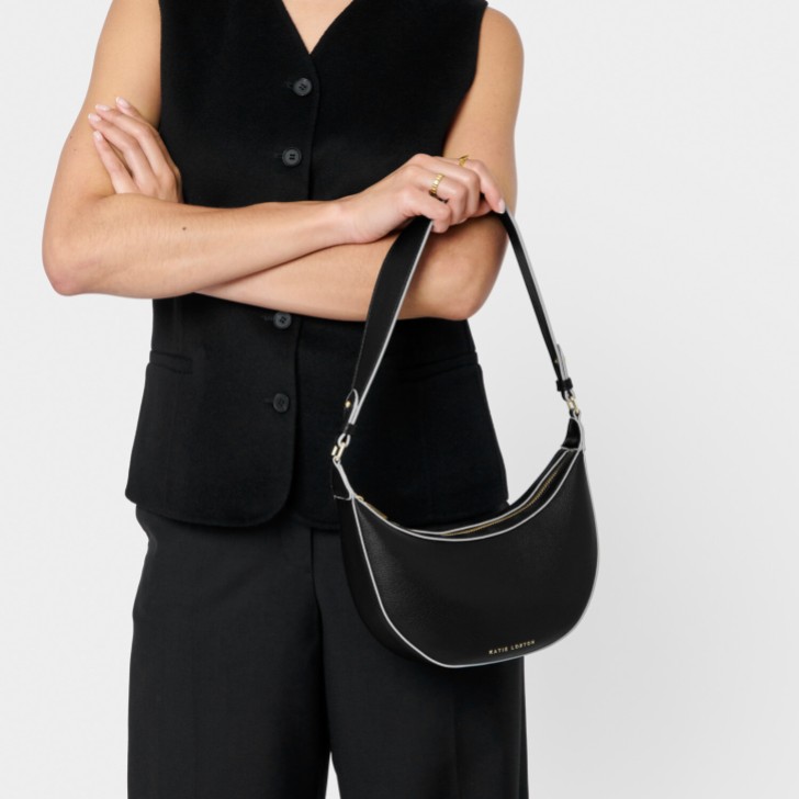 Katie Loxton Marni Black Small Shoulder Bag