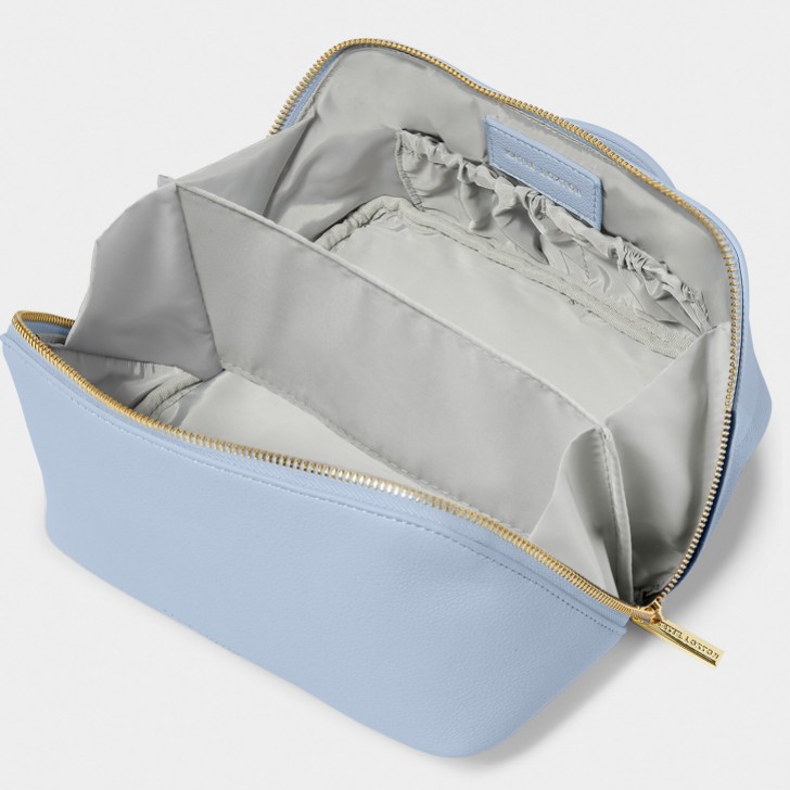 Katie Loxton Borsa per il trucco e il bucato Aura blu media