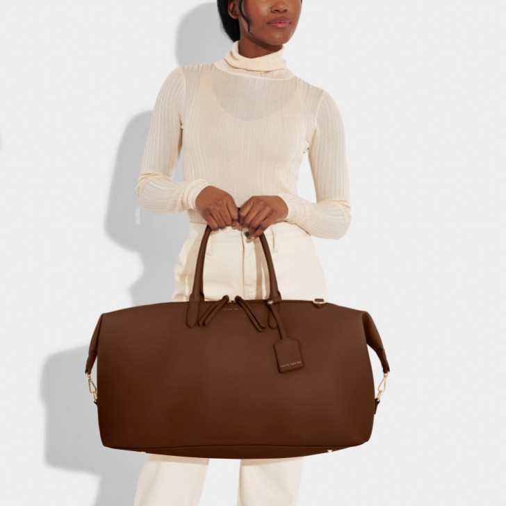 Katie Loxton Oxford Chocolate Weekend Holdall Duffle Bag