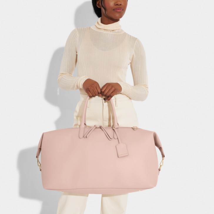 Katie Loxton Oxford Dusty Pink Weekend Holdall Duffle Bag