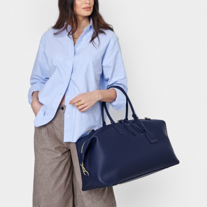 Katie Loxton Borsone da viaggio Oxford blu notte per il fine settimana