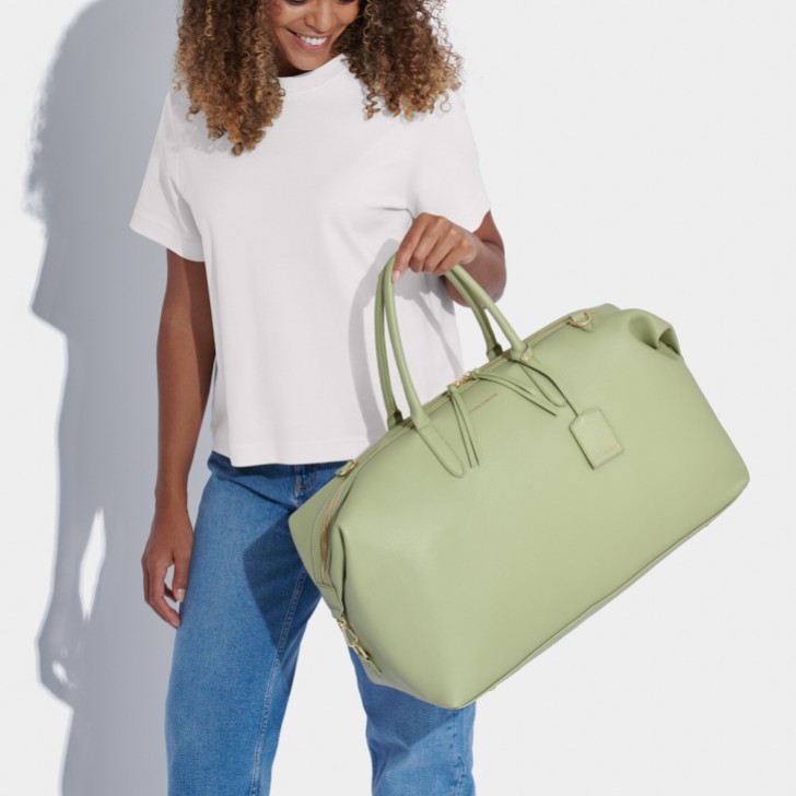 Katie Loxton Oxford Soft Sage Weekend Holdall Duffle Bag