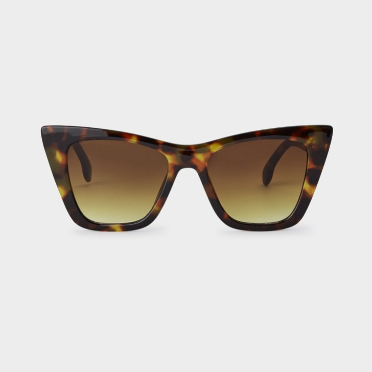 Katie Loxton Porto Brown Tortoiseshell Cat Eye Sunglasses