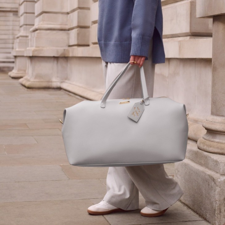 Katie Loxton Powder Blue Weekend Holdall Duffle Bag