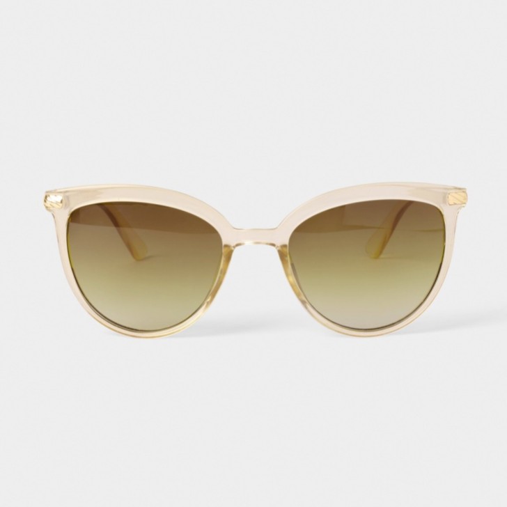 Katie Loxton Lunettes de soleil Ravello Nude Transparent