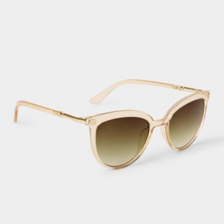 Katie Loxton Ravello Nude Transparent Sunglasses