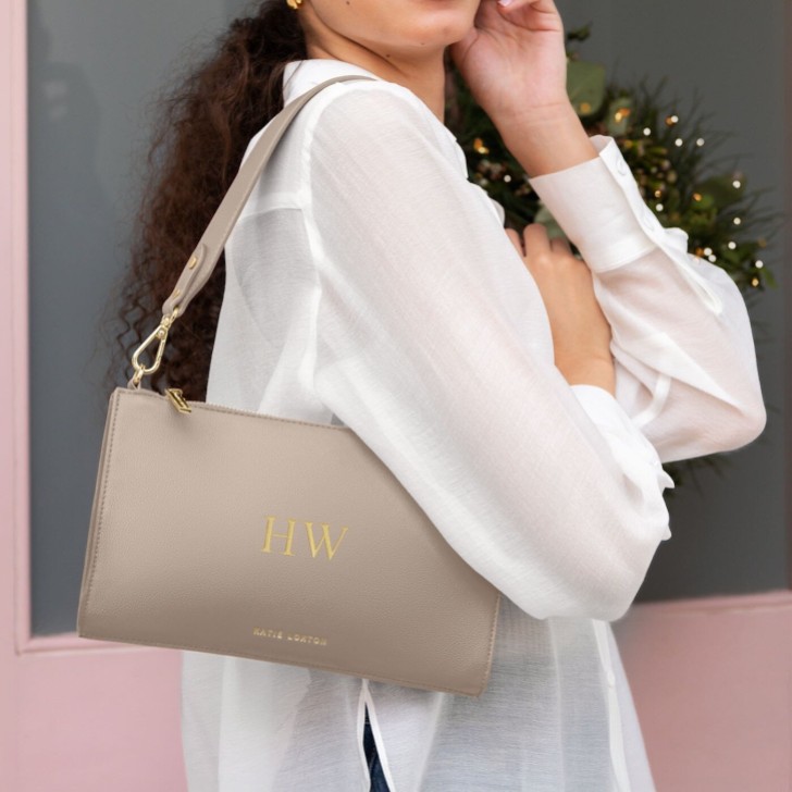 Katie Loxton Reya Light Taupe Shoulder Bag