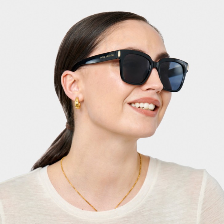 Katie Loxton Roma Black Square Sunglasses